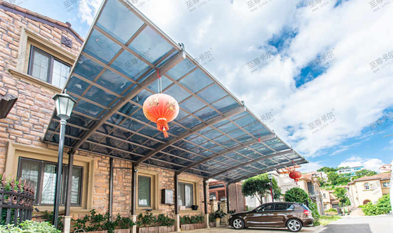 至尊卡爾鋁合金停車(chē)棚為啥可以受到大量普及和使用?