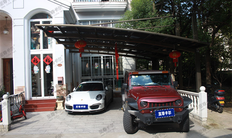 停車棚價格是怎么計算的？17年車棚廠家至尊卡爾告訴你