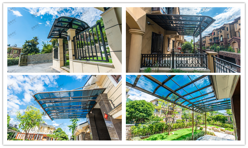 雨棚用什么材質(zhì)牢固又耐用？看了這些雨棚圖片就知道