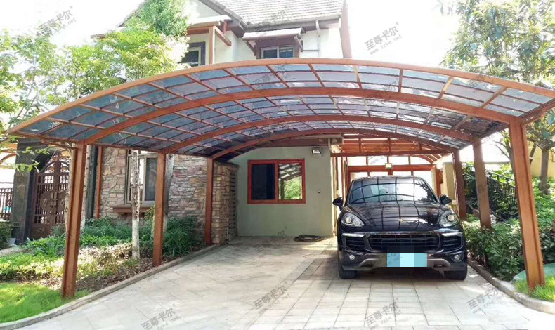 做車棚為什么要選擇鋁合金車棚，鋁合金車棚多少錢一平？