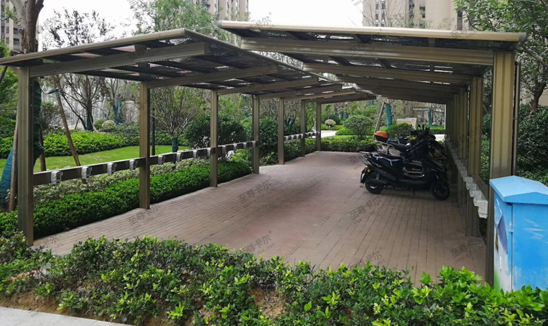 至尊卡爾非機(jī)動車棚的好處有哪些，非機(jī)動車棚廠家告訴你。