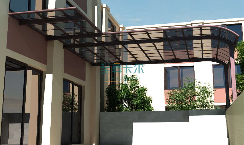 喜歡耐力板雨棚的人越來越多，安裝過才知道，真的好實用