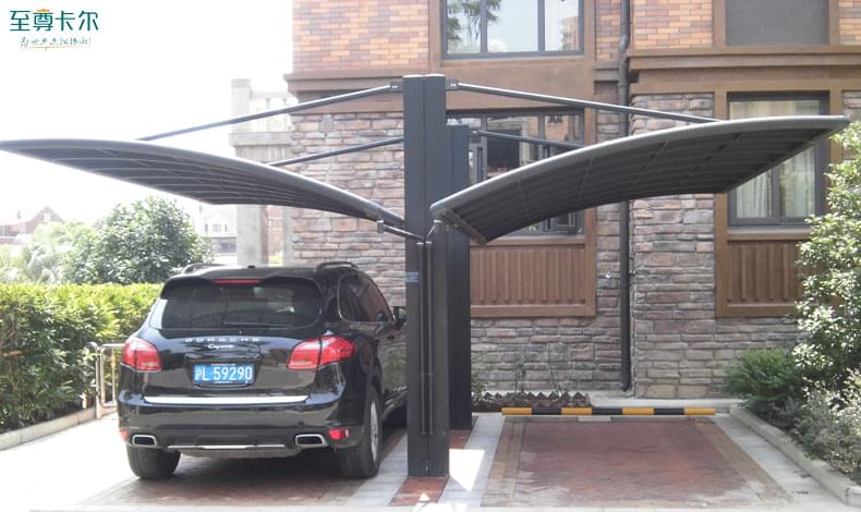 汽車停車棚圖片大全？