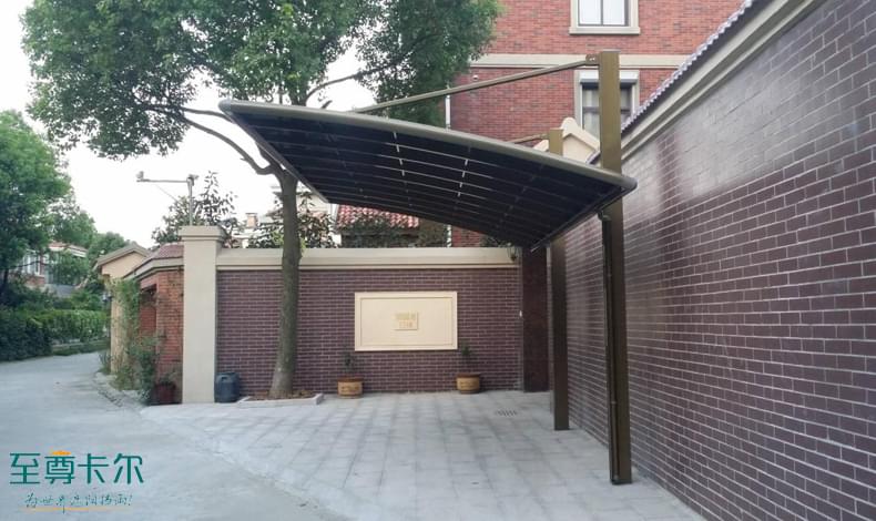 小區(qū)內可以裝車棚嗎？停車棚圖片效果圖？