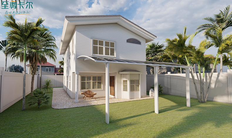 別墅入戶門雨棚圖片？家用雨棚價格？